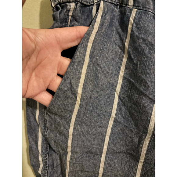 Women's Universal Thread Blue White Stripe High Waist Shorts XXL, NWT - Picture 3 of 7